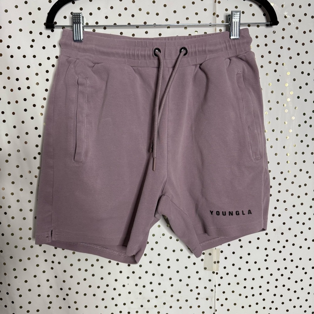 YoungLA Men's Lavender Athletic Shorts